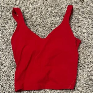 lululemon athletica Red Tank Top